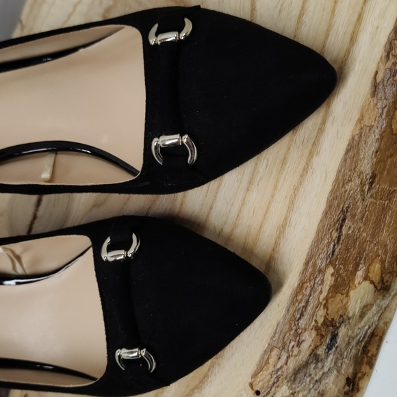 Ann Taylor Factory Black Heels, Size 6M - Picture 2 of 12